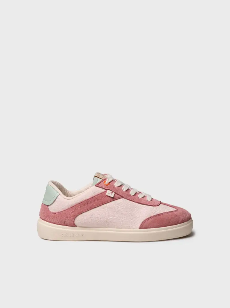 Sneaker da donna in tela e camoscio | IRAIDA