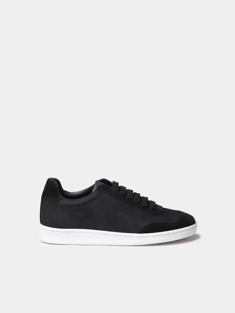 Sneaker di pelle per donna NERO