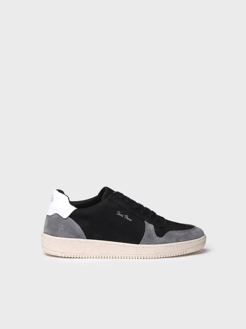 Sneakers per uomo in camoscio GRIGIO