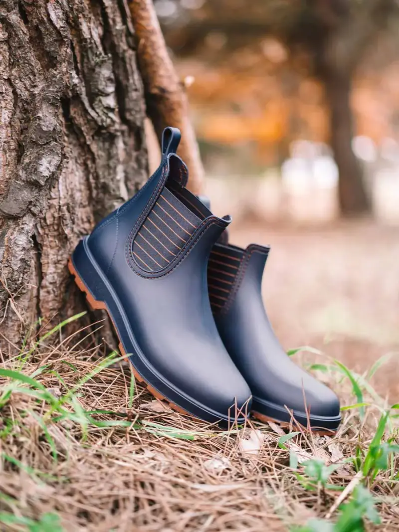 Stivaletti da pioggia da uomo in gomma con elastici MARINO