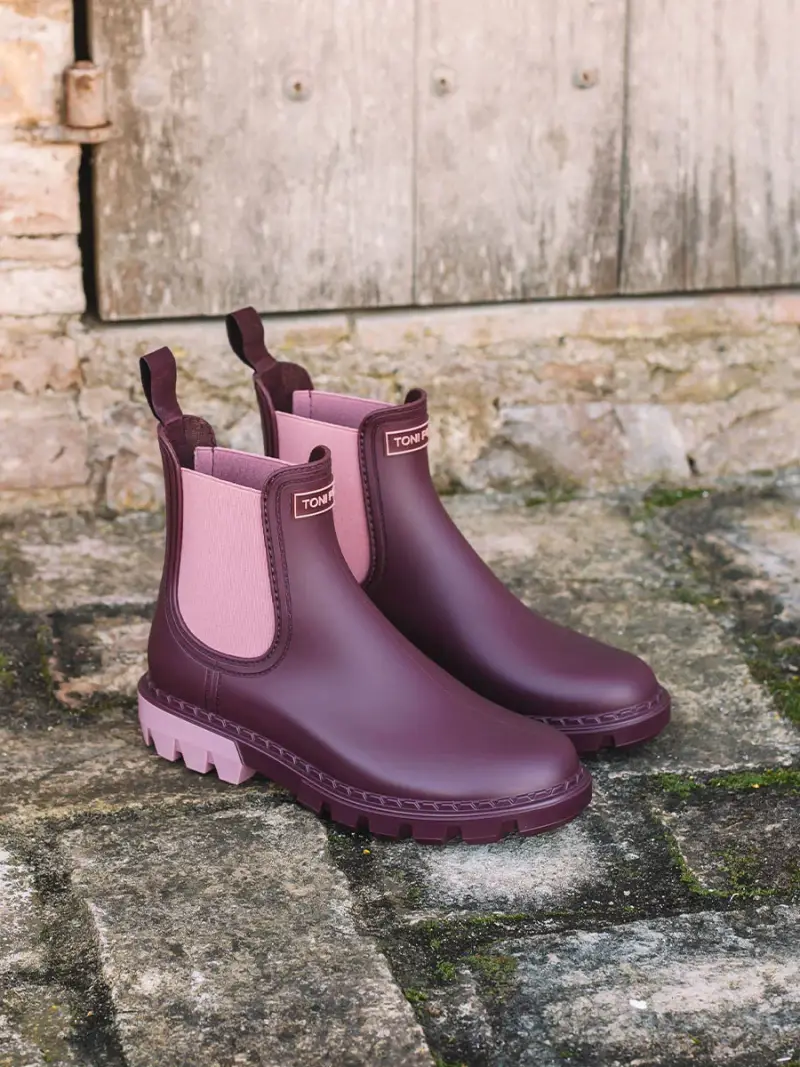 Stivaletti impermeabili da donna con suola bicolore | CHESTER VINO