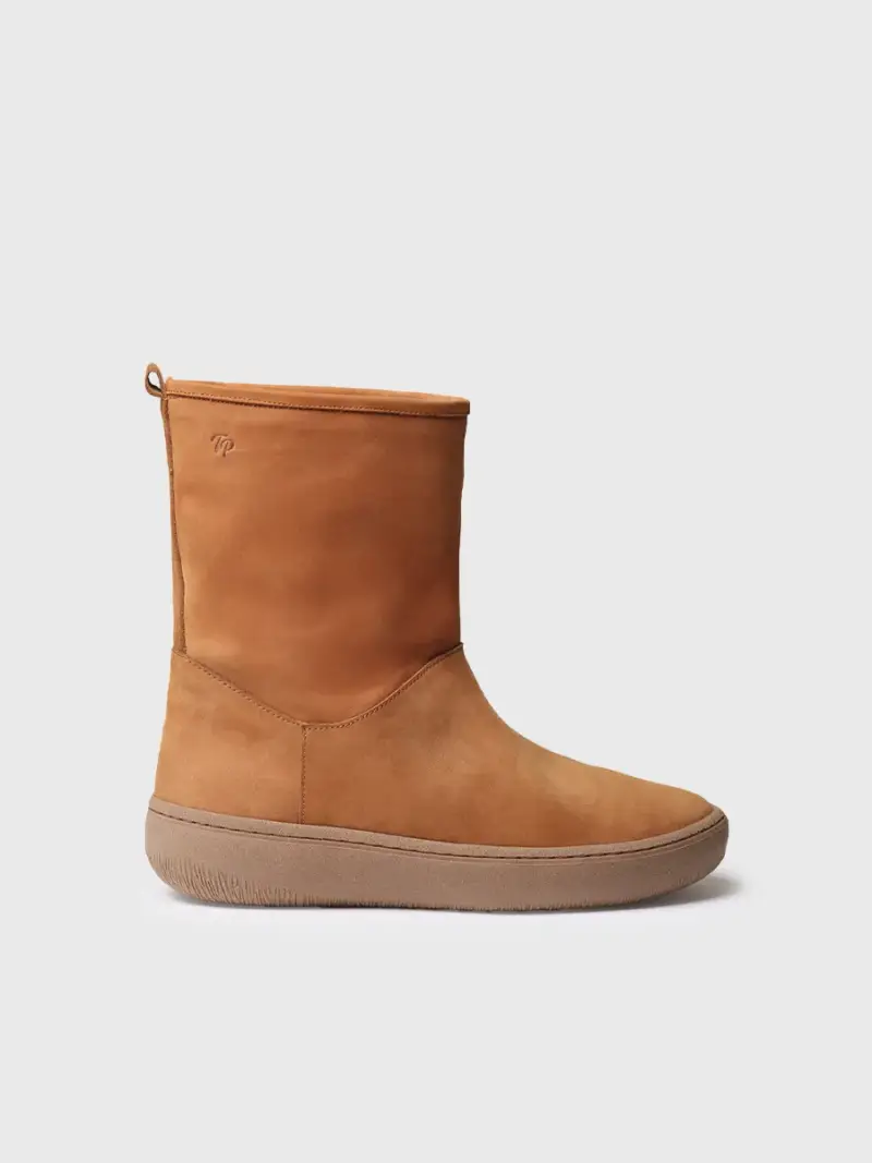 Stivaletto da donna in pelle nubuck CUOIO