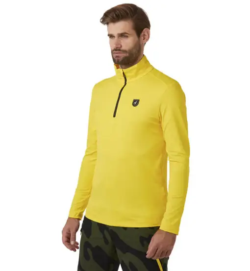 Brendan M - felpa in pile - uomo Yellow