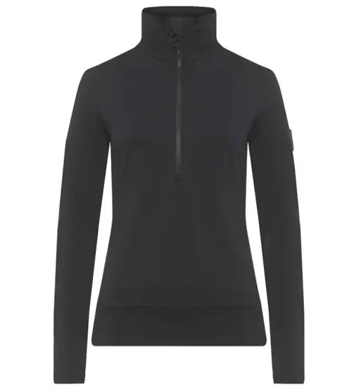 Wieka W - felpa in pile - donna Black