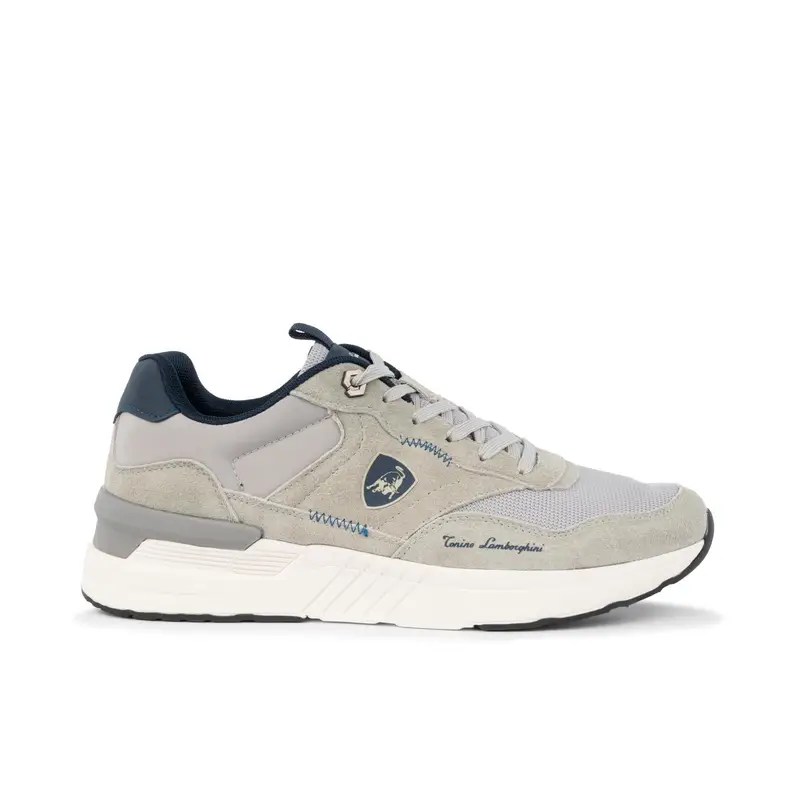 Sneakers bianche con logo laterale e suola chunky