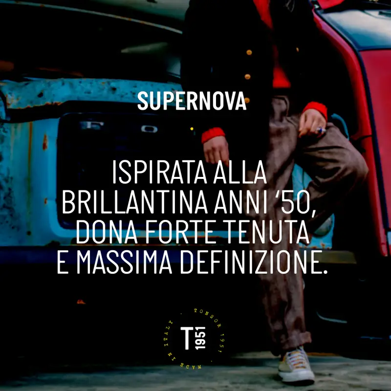 Cura dei Capelli Supernova - Cera Extra Lucida - Styling e trattamento capelli, Trattamento capelli uomo miniatura 2