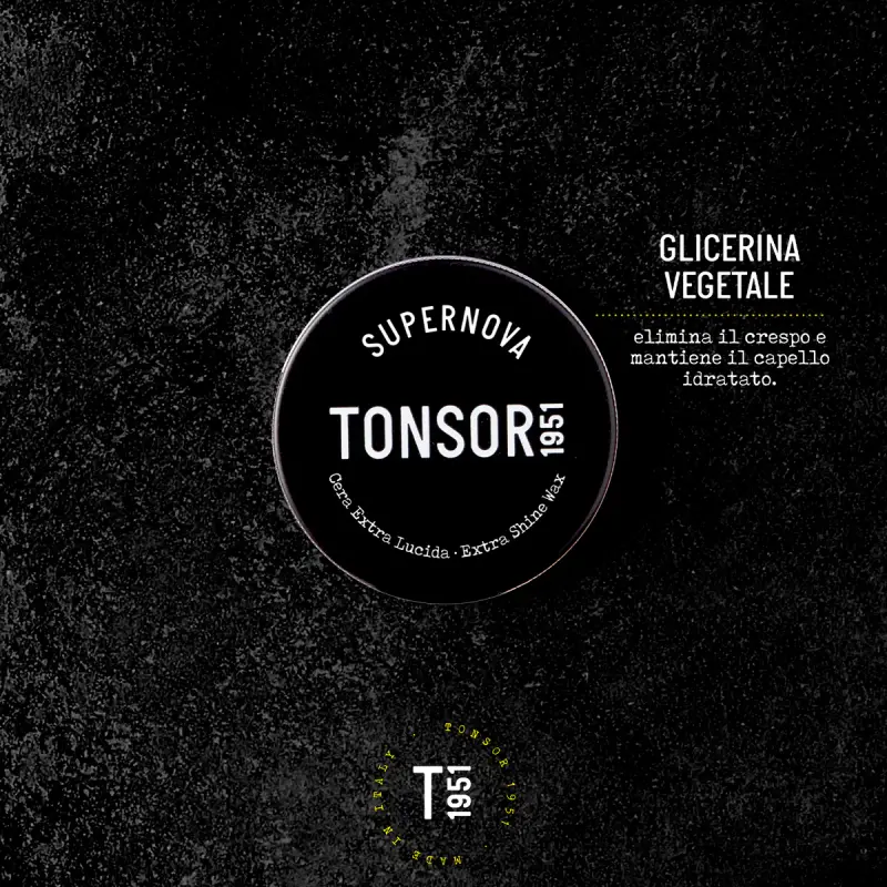 Cura dei Capelli Supernova - Cera Extra Lucida - Styling e trattamento capelli,Trattamento capelli uomo