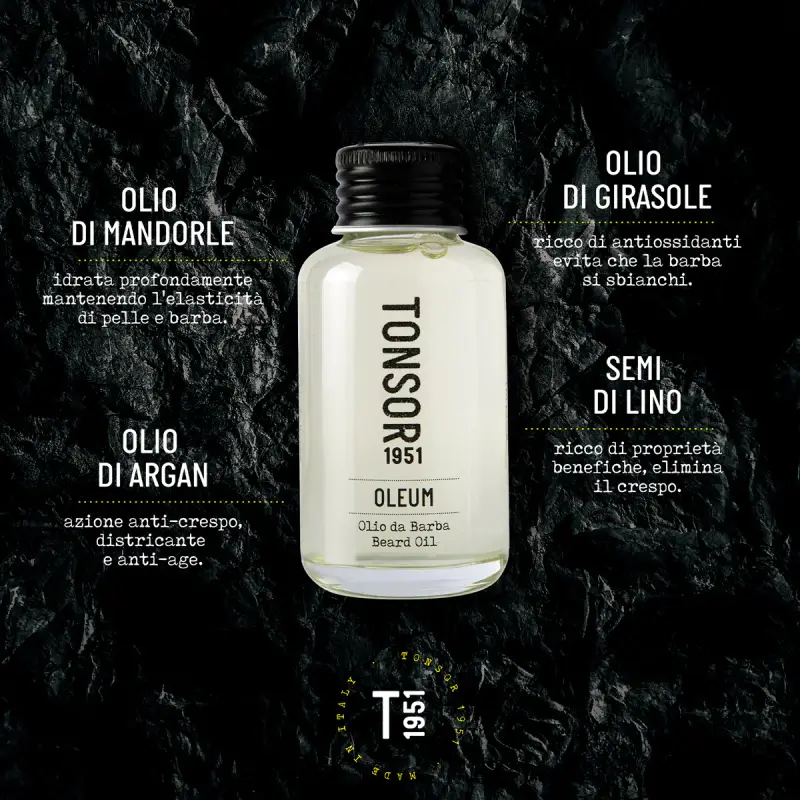 Rasatura e Cura della Barba Oleum- Olio da Barba - Trattamento barba miniatura 3