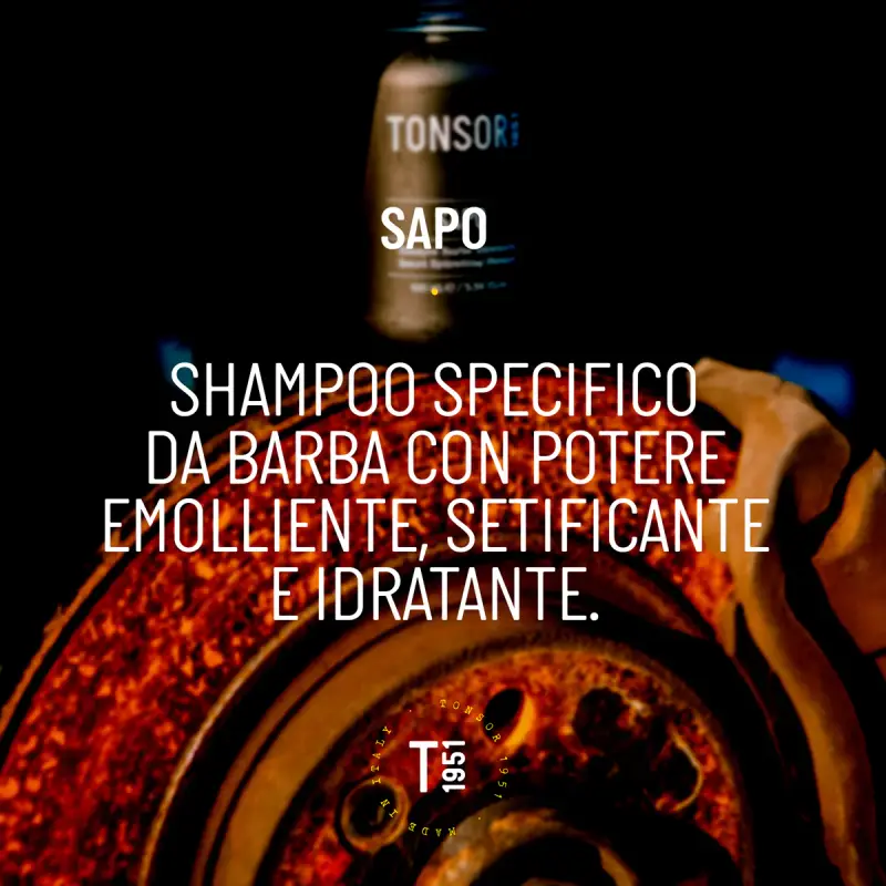 Rasatura e Cura della Barba Sapo - Shampoo Barba Idratante - Trattamento barba miniatura 3
