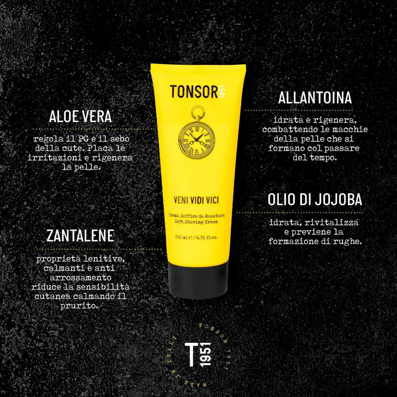 Rasatura e Cura della Barba Veni Vidi Vici Crema Soffice Da Rasatura - Crema da barba miniatura 3