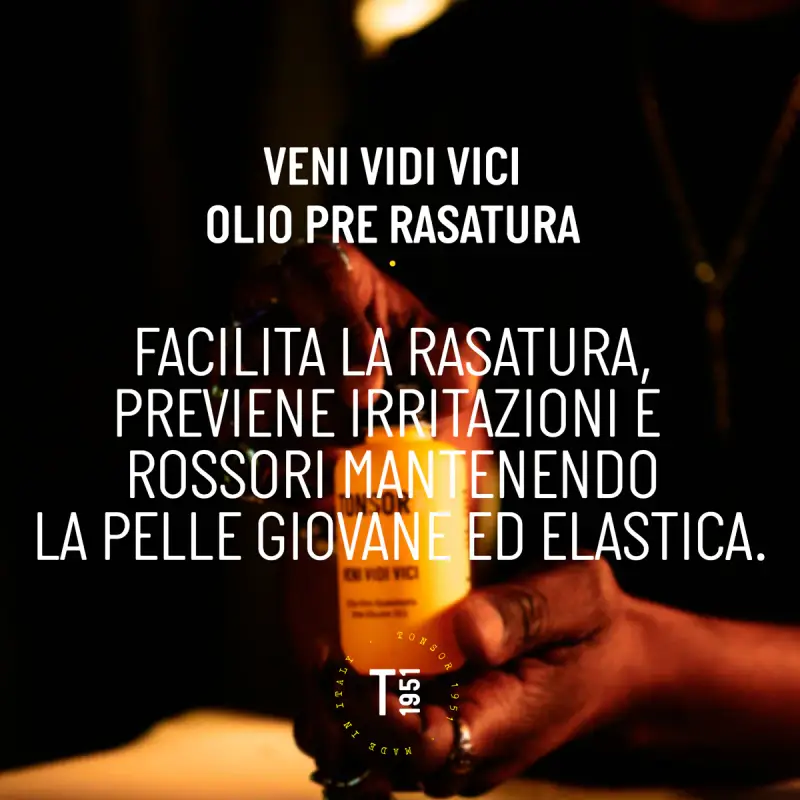 Rasatura e Cura della Barba Veni Vidi Vici Olio Pre Rasatura - Crema da barba miniatura 4