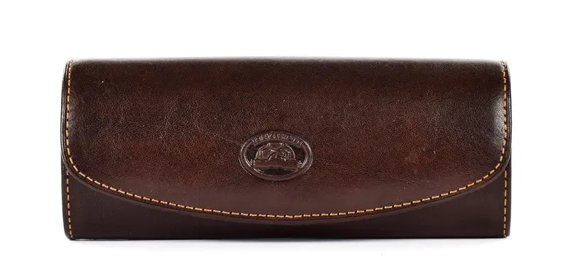 Custodia occhiali in cuoio Tony Perotti 1290 Marrone