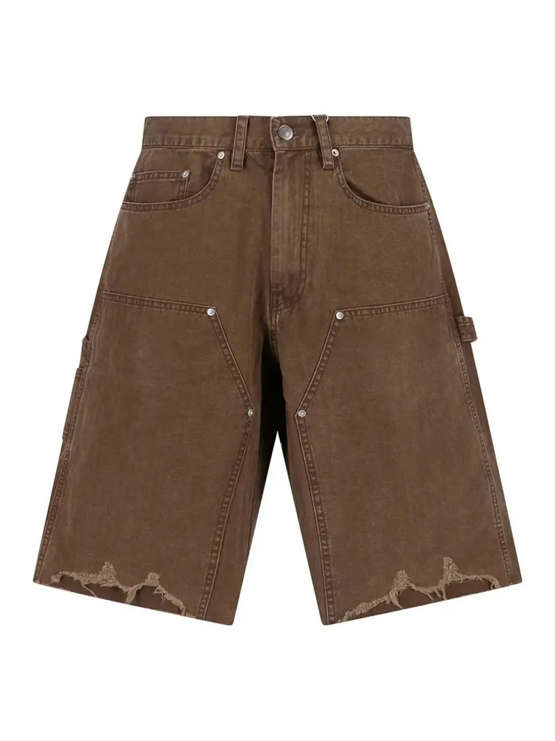 Pantaloncini Cargo Marrone