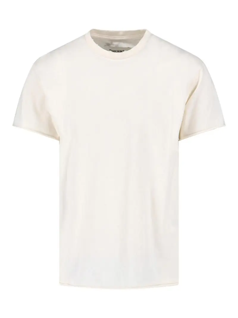 T-shirt In Cotone Bianco