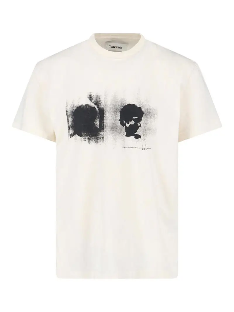 T-shirt In Cotone Bianco