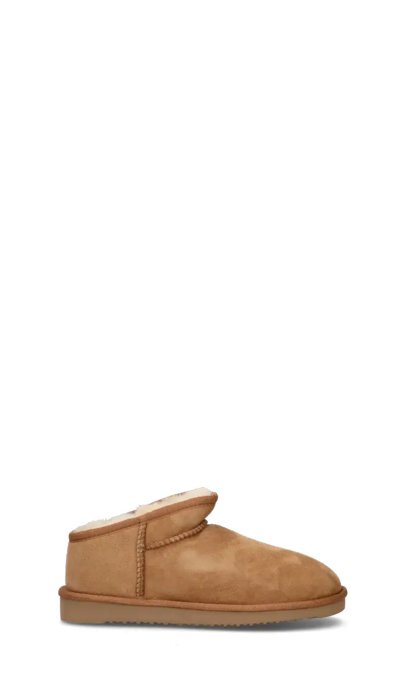 Stivaletto pelo donna chestnut in suede Vario