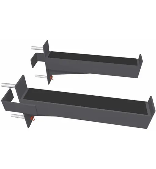 Coppia fermi di sicurezza bilanciere - accessori fitness Black