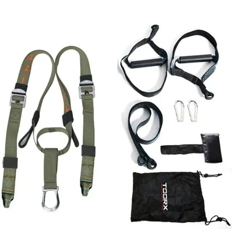 Functional Suspension Trainer Pro - set allenamento in sospensione Black