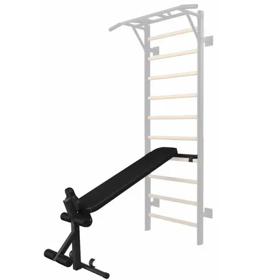 Panca piana/inclinata - accessorio fitness Black