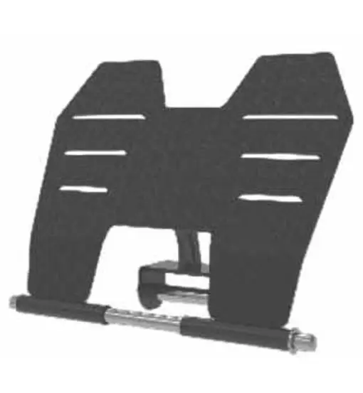 Pedana per Low Row ASX 7000 - accessorio fitness Black