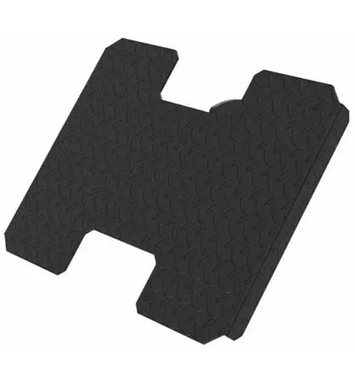 Pedana per low row ASX 8000 - accessori fitness Black