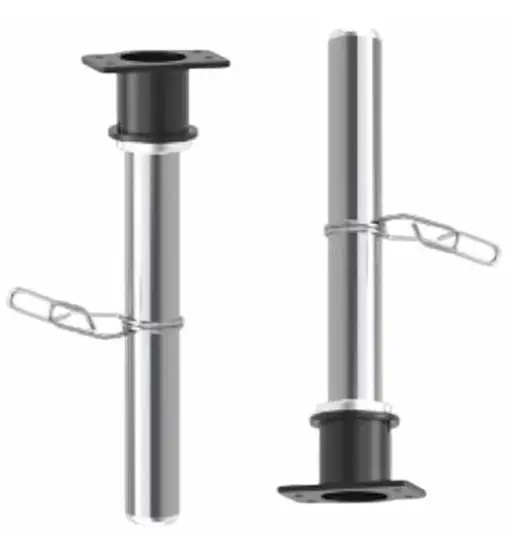 Set 2 perni porta pesi per Smith Bar - accessorio fitness Grey