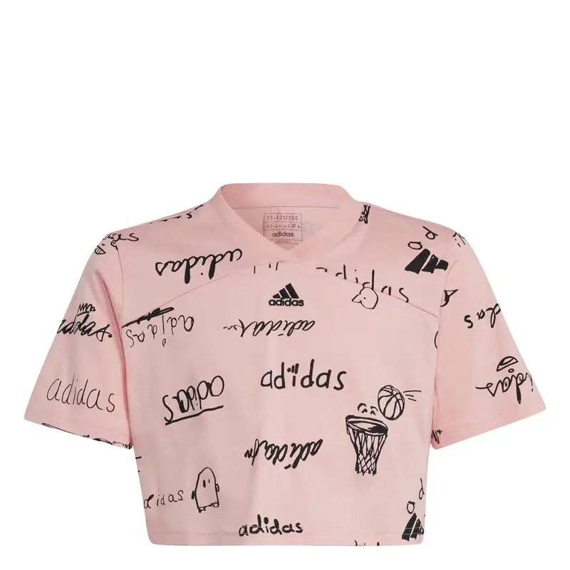 Adidas Top Bambina Rosa 2024259