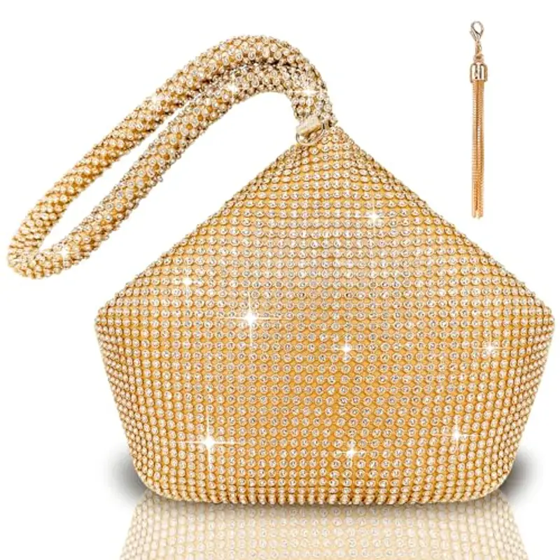 TOPALL Pochette Donna Argento 1607307