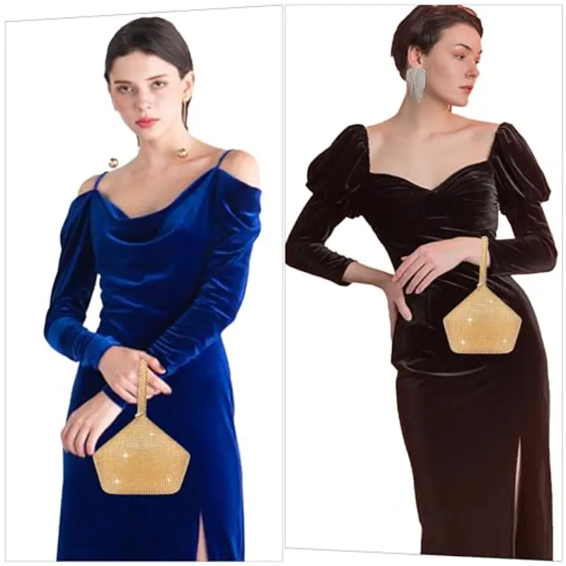 TOPALL Pochette Donna Argento 1607307 miniatura 2