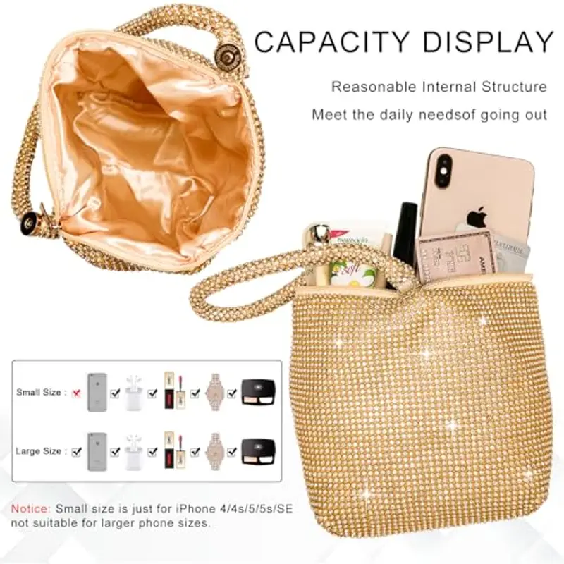 TOPALL Pochette Donna Argento 1607307 miniatura 3