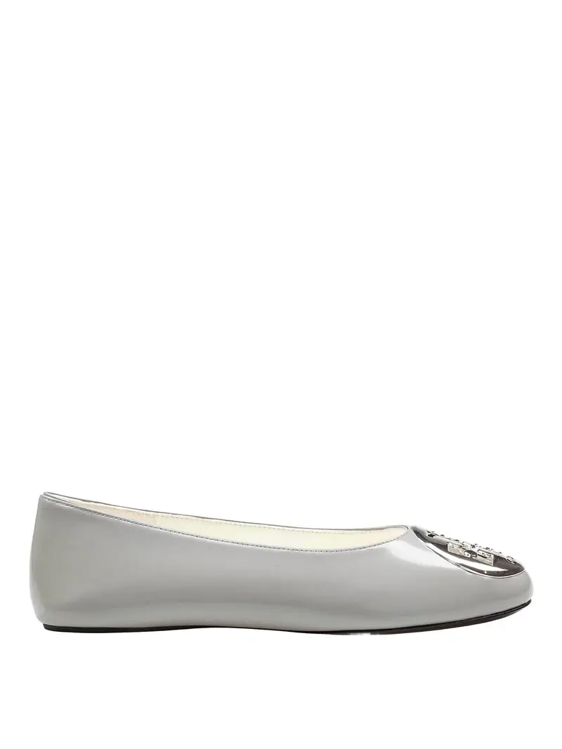 Ballerina Runway Reva In Pelle Colore Grigio