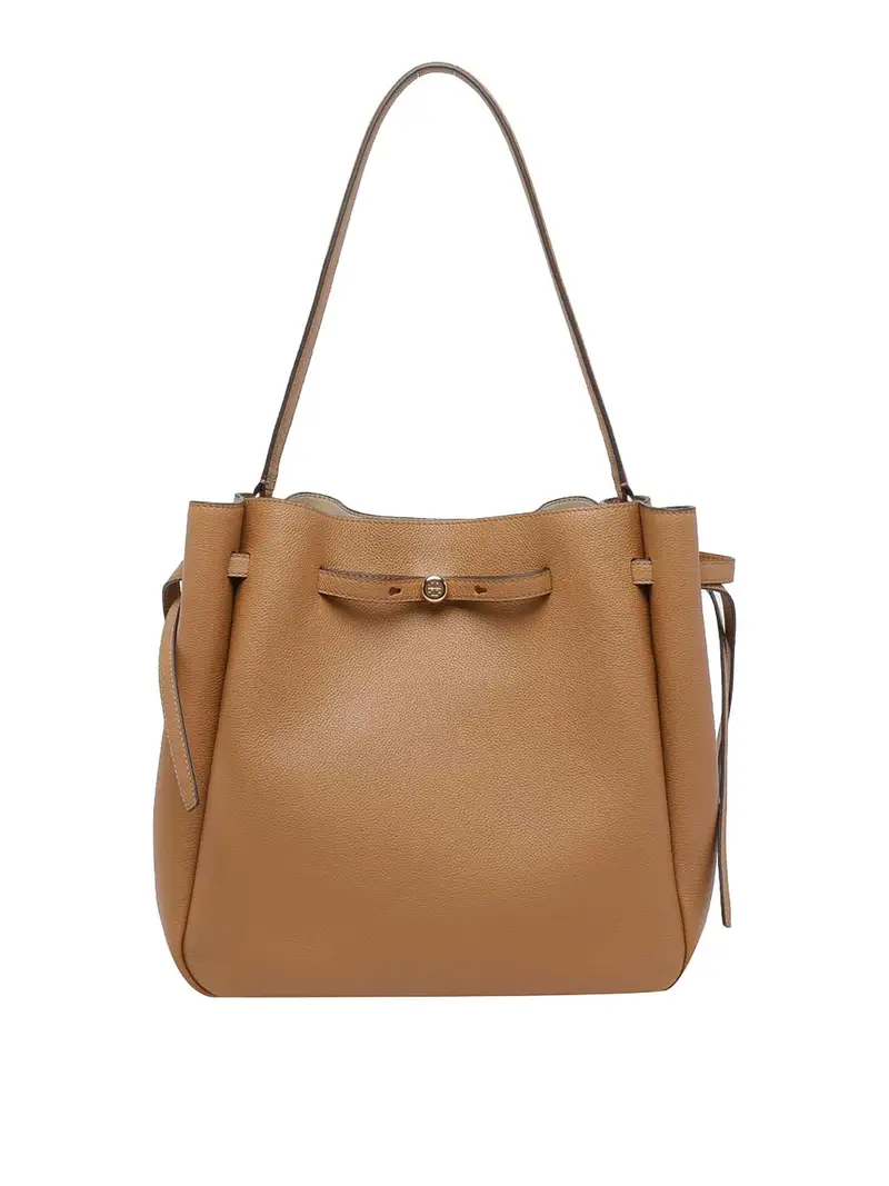 Borsa a secchiello Romy grande marrone