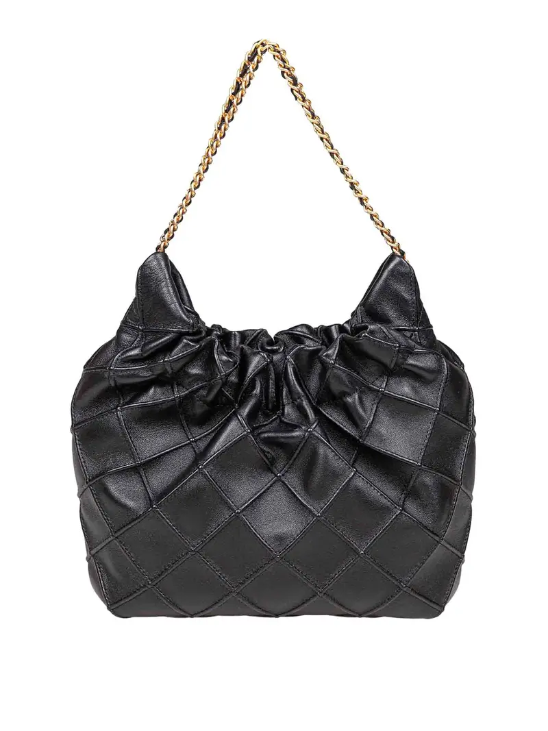 Borsa Fleming Mini Hobo In Pelle Colore Nero