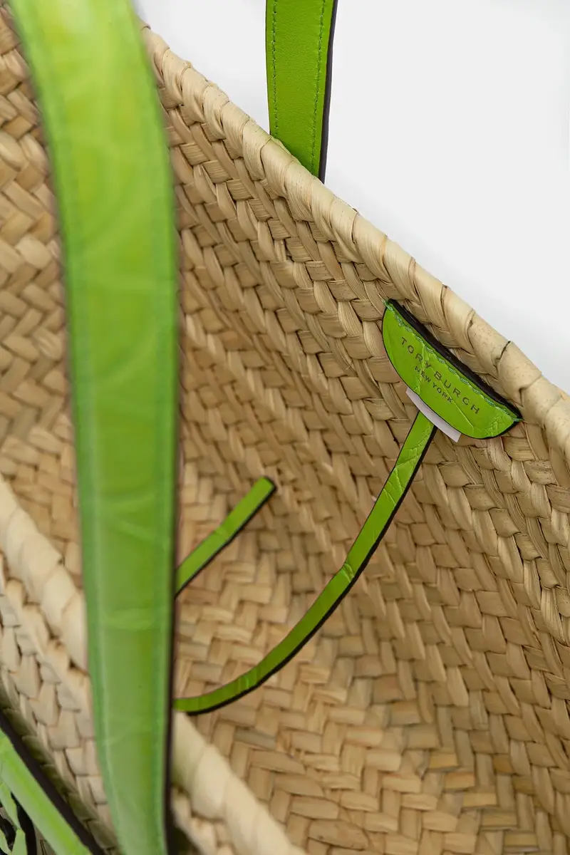 borsa in rafia Ella Straw colore beige 169396-300 miniatura 5