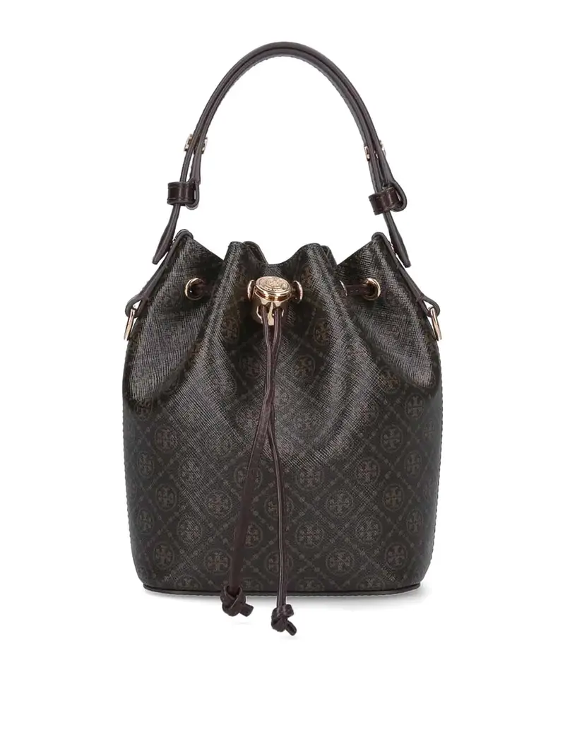 Borsa Mini A Secchiello Marrone