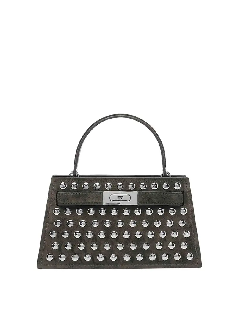 Borsa Mini Leccio Lee Radziwill Pebble scuro Verde