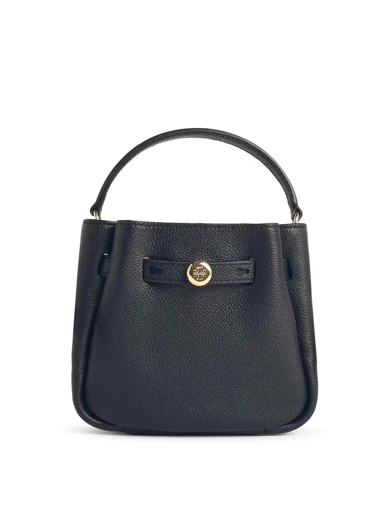 Borsa Mini Secchiello Romy In Pelle Nera Nero