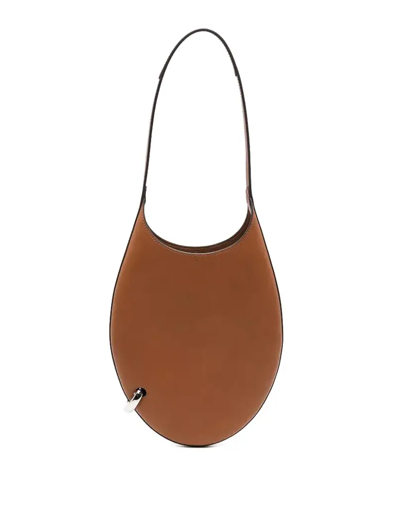 Borsa piccola traforata marrone invecchiato Beige