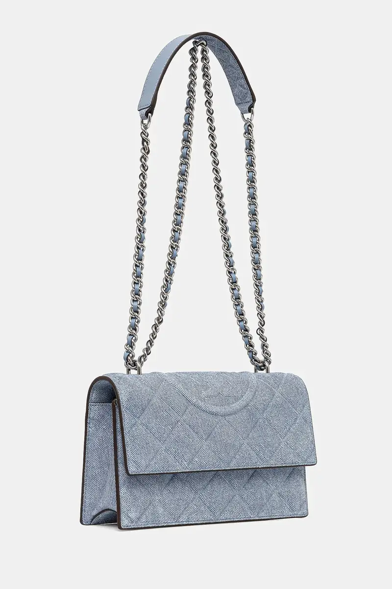 borsetta Fleming Denim Small colore blu 167750-426 miniatura 2