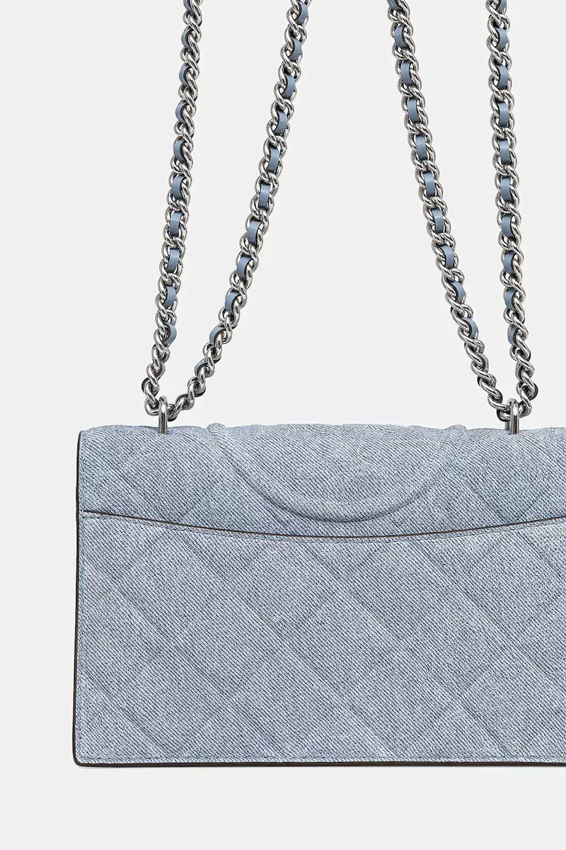 borsetta Fleming Denim Small colore blu 167750-426 miniatura 3