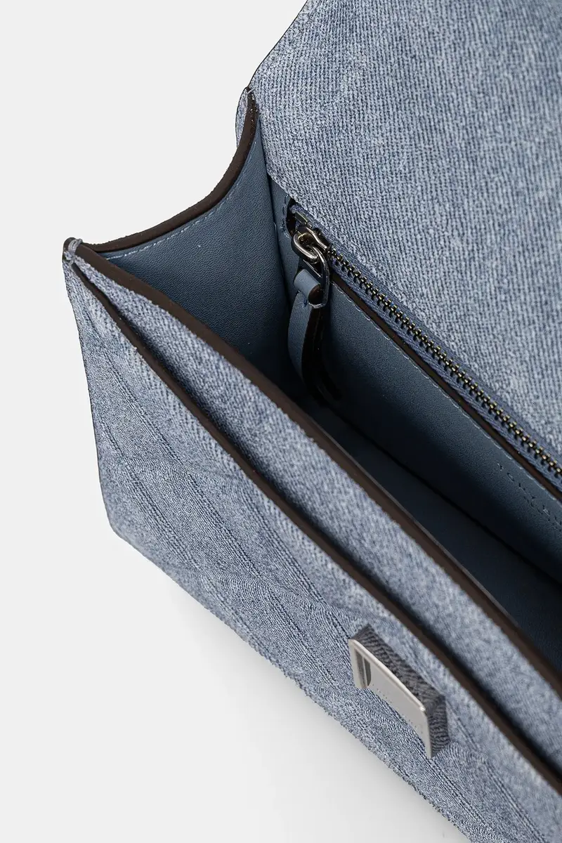 borsetta Fleming Denim Small colore blu 167750-426 miniatura 5