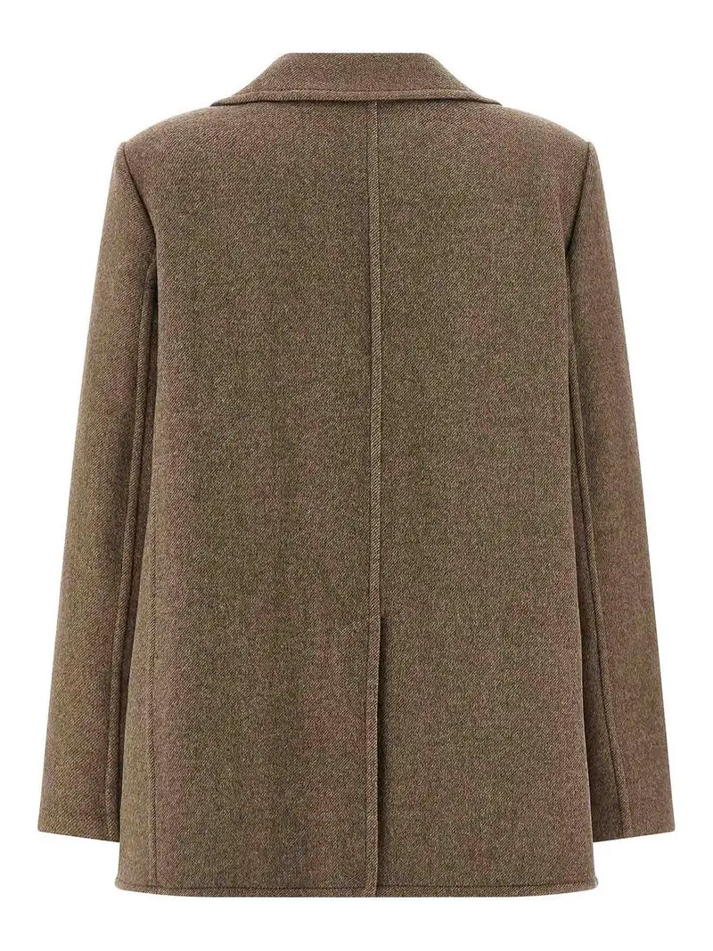 Cappotto di lana Beige