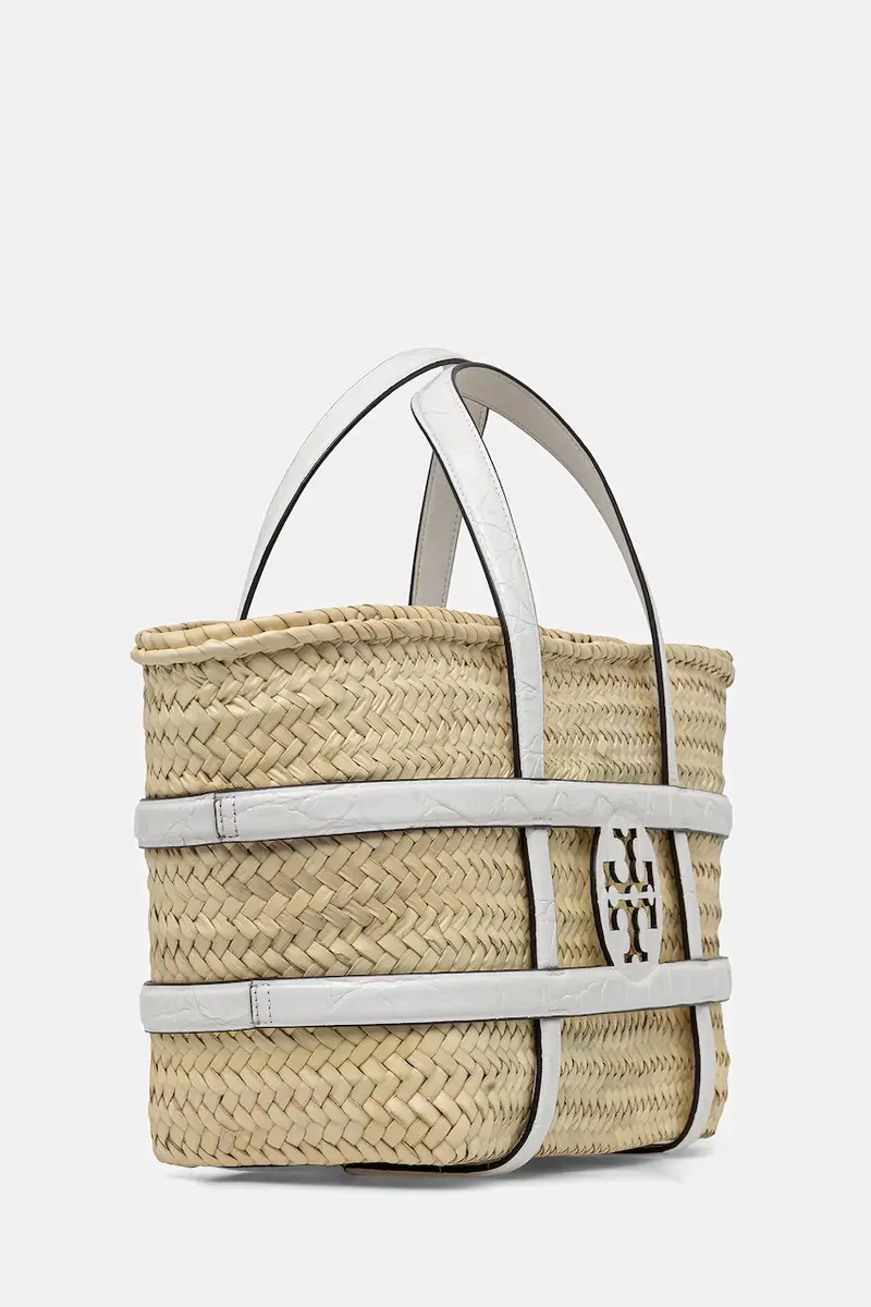 cestino da spiaggia Ella Straw colore beige 169398-100 miniatura 2