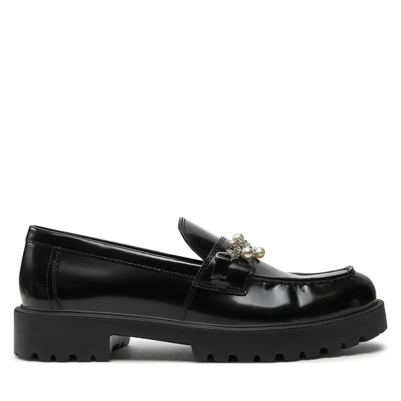 Chunky loafers Tory Burch Embellished Classic Lug Loafer 165828 Nero