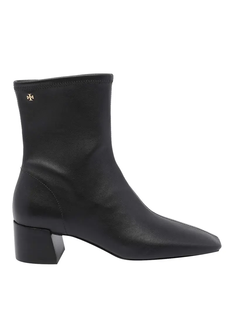 Cocoa Logo Booties Marrone