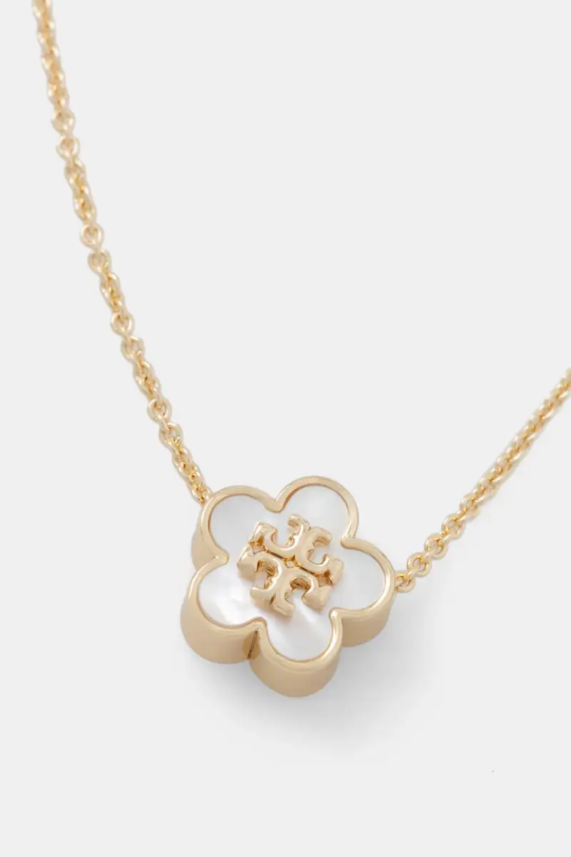 collana placcata oro Kira Flower Pendant miniatura 2