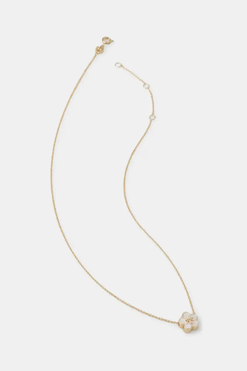 collana placcata oro Kira Flower Pendant