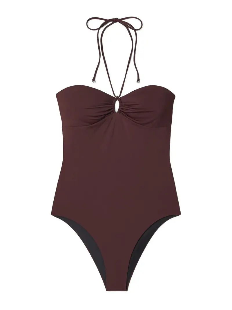Costume da bagno intero Rosso Scuro