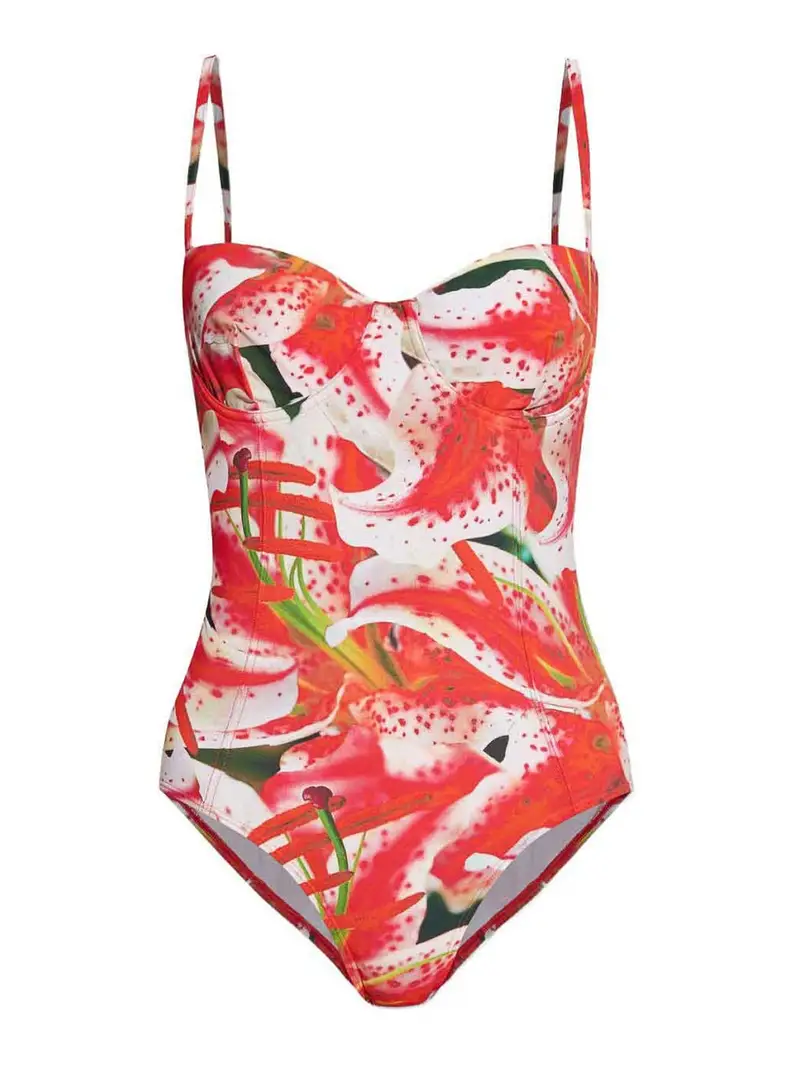 Costume da bagno stampato Multicolore