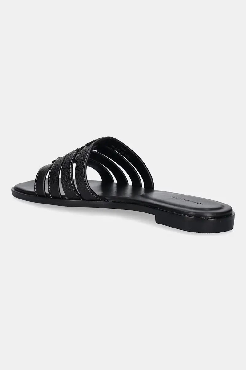 infradito in pelle Ines Cage Slide donna colore nero 158616-006 miniatura 3